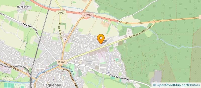 localisation de l'entreprise SCI BNS  HAGUENAU