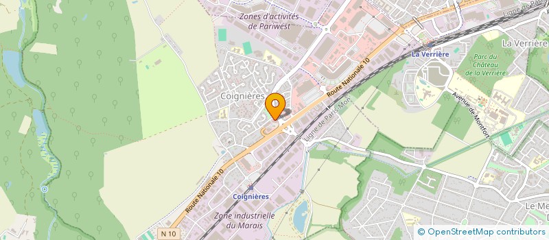 localisation de l'entreprise SCI BNS à COIGNIERES