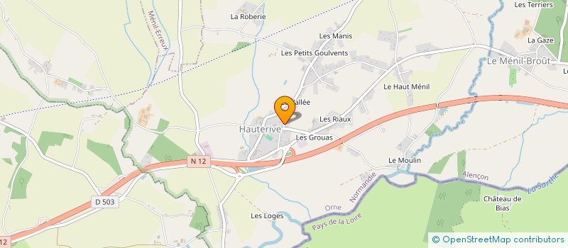 localisation de l'entreprise SCI BO à HAUTERIVE