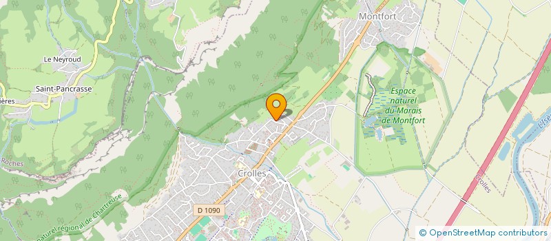 localisation de l'entreprise SCI BO & BO  CROLLES