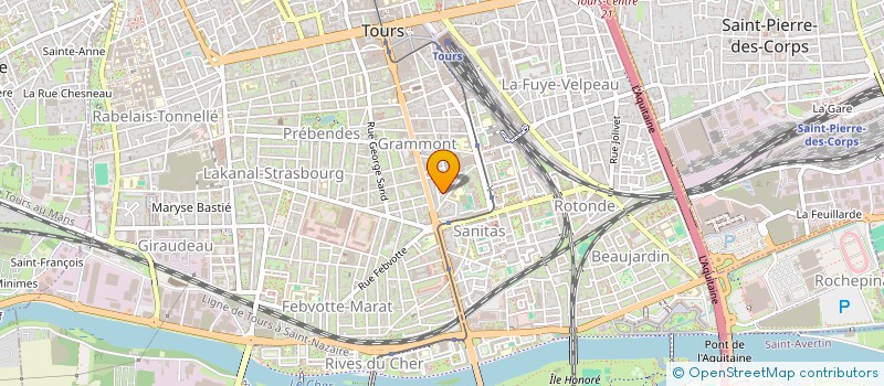 localisation de l'entreprise SCI BO GARAGES  TOURS