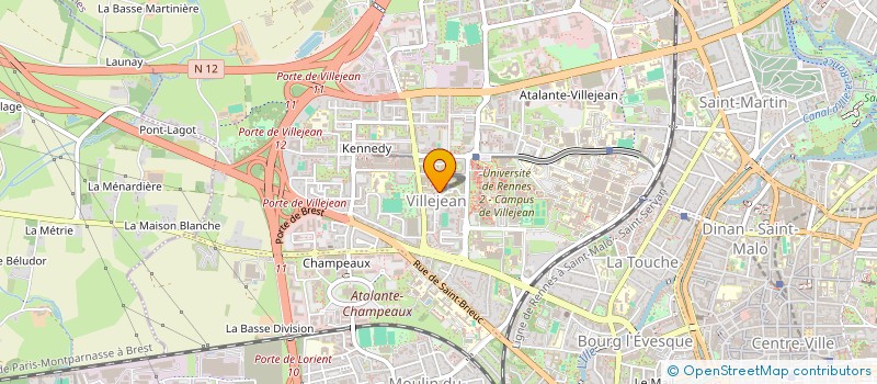 localisation de l'entreprise SCI BO-GRAPIN  RENNES