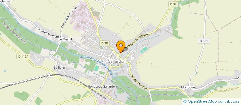 localisation de l'entreprise SCI BO-INVEST à GALLARDON