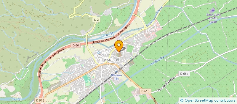 localisation de l'entreprise SCI BO MARCEL  ILLE-SUR-TET