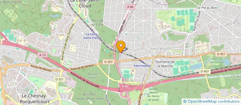 localisation de l'entreprise SCI BO PEGNAN à VAUCRESSON