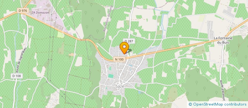 localisation de l'entreprise SCI BO.UR.VUIL  SAZE