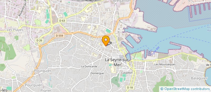 localisation de l'entreprise SCI BO2 à LA SEYNE-SUR-MER