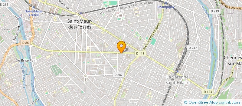 localisation de l'entreprise SCI BO2M à SAINT-MAUR-DES-FOSSES