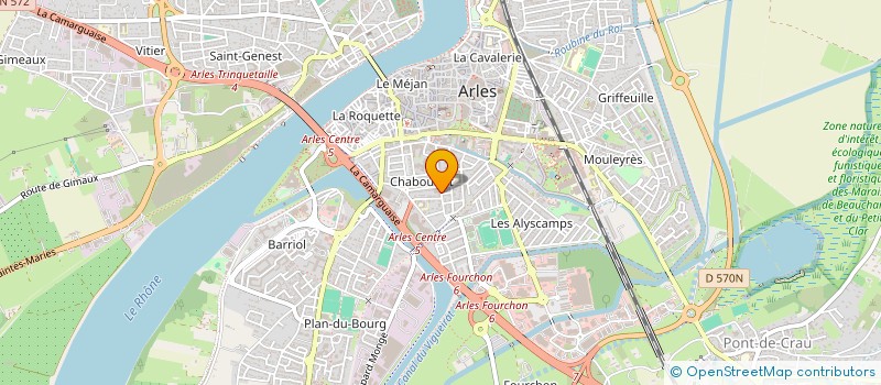 localisation de l'entreprise SCI BOA à ARLES
