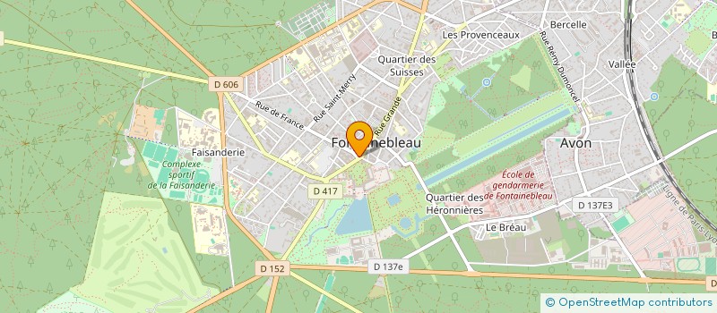 localisation de l'entreprise SCI BOA  FONTAINEBLEAU