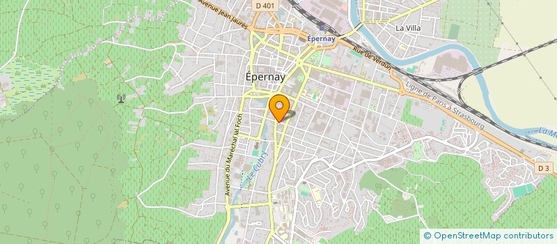 localisation de l'entreprise SCI BOA VISTA  EPERNAY