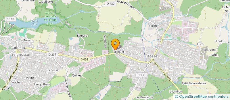 localisation de l'entreprise SCI BOARDWALK  TOSSE