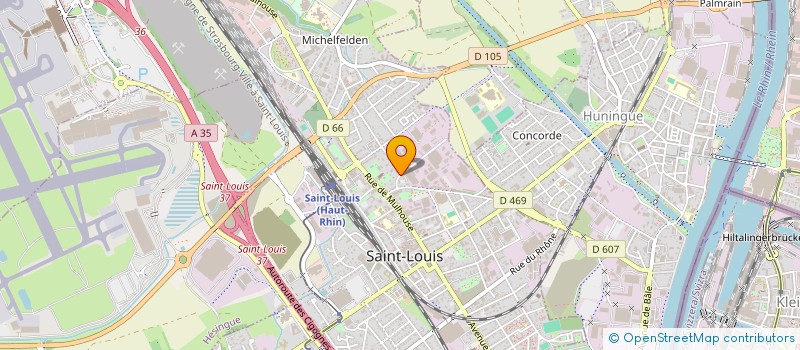 localisation de l'entreprise SCI BOAZ  SAINT-LOUIS