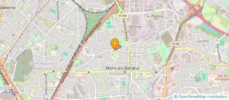 localisation de l'entreprise SCI BOAZ  MONS-EN-BARUL