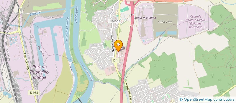 localisation de l'entreprise SCI BOAZ  ILLANGE