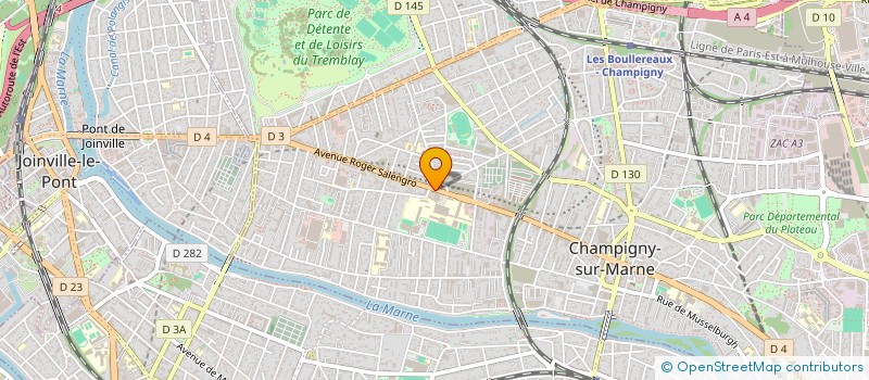 localisation de l'entreprise SCI BOB à CHAMPIGNY-SUR-MARNE