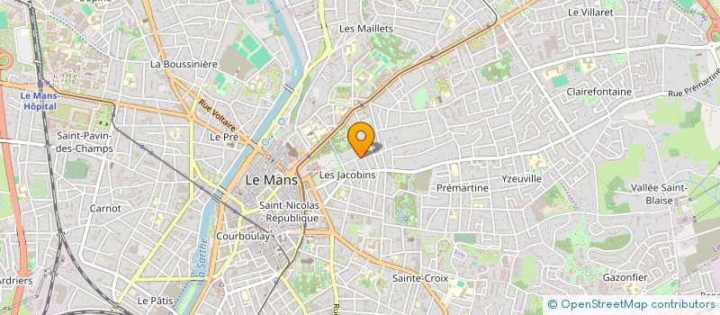 localisation de l'entreprise SCI BOB  LE MANS