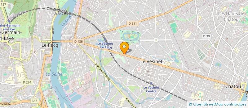 localisation de l'entreprise SCI BOB ET BOBETTE  LE VESINET