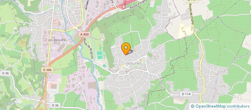 localisation de l'entreprise SCI BOBAL  VOURLES