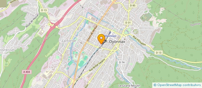 localisation de l'entreprise SCI BOBBY à OYONNAX