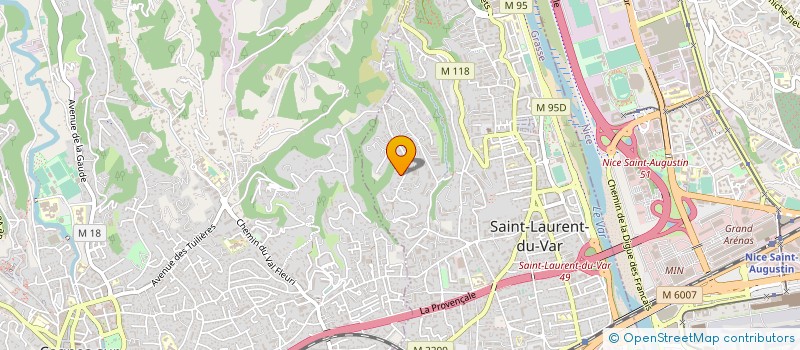 localisation de l'entreprise SCI BOBE à SAINT-LAURENT-DU-VAR