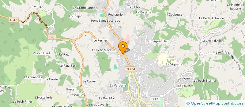 localisation de l'entreprise SCI BOBET à SARLAT-LA-CANEDA
