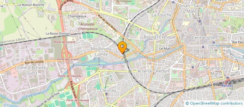 localisation de l'entreprise SCI BOBET  RENNES