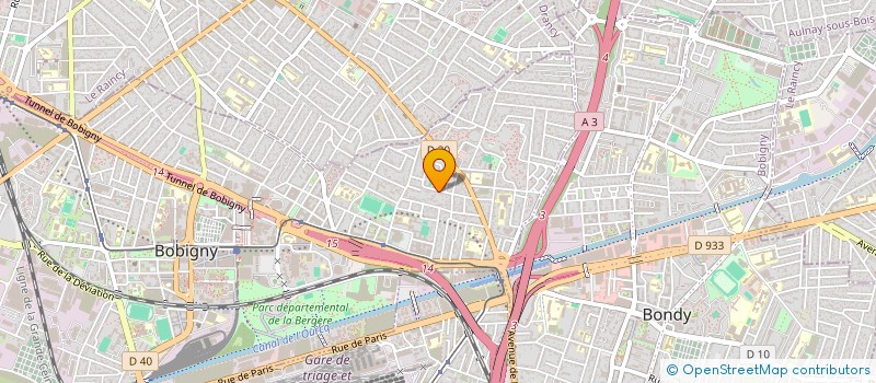 localisation de l'entreprise SCI BOBIGNY  BOBIGNY