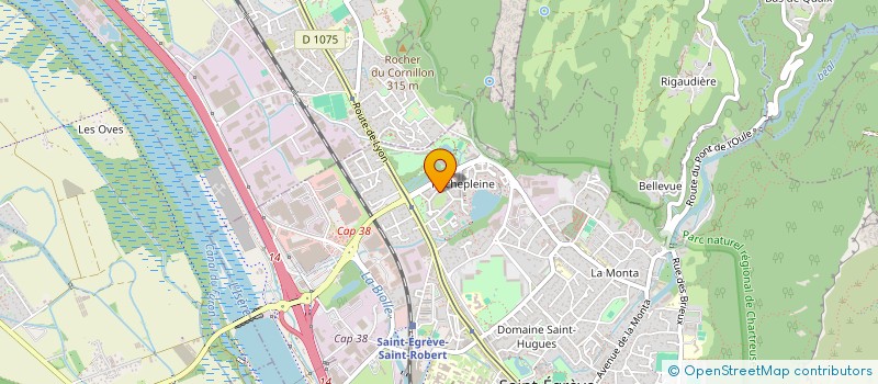 localisation de l'entreprise SCI BOBIN  SAINT-EGREVE