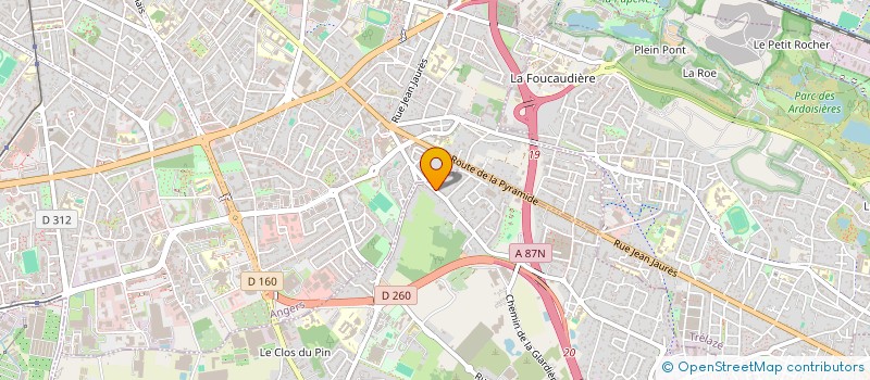 localisation de l'entreprise SCI BOBINE  LES PONTS-DE-CE