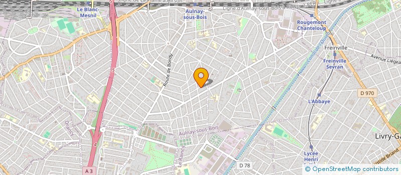 localisation de l'entreprise SCI BOBINE à AULNAY-SOUS-BOIS