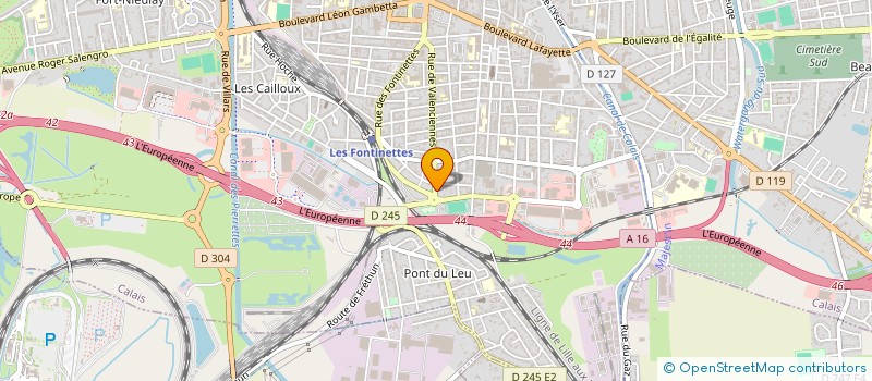 localisation de l'entreprise SCI BOBINO  CALAIS