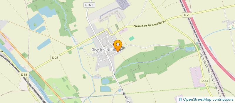 localisation de l'entreprise SCI BOBLAMIZ  GISY-LES-NOBLES