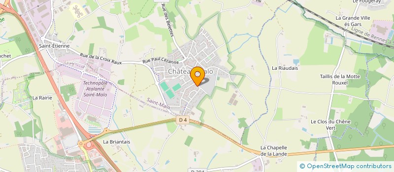 localisation de l'entreprise SCI BOBMALO  SAINT-MALO
