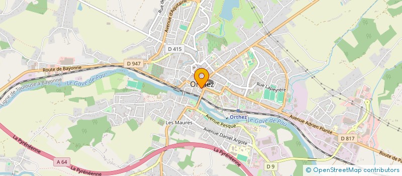 localisation de l'entreprise SCI BOBO  ORTHEZ