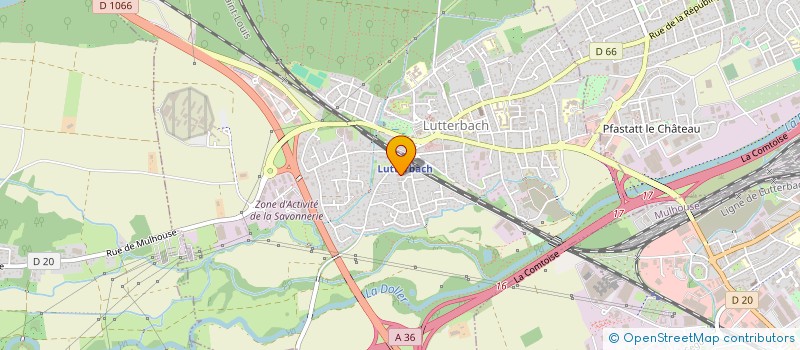localisation de l'entreprise SCI BOBO  LUTTERBACH