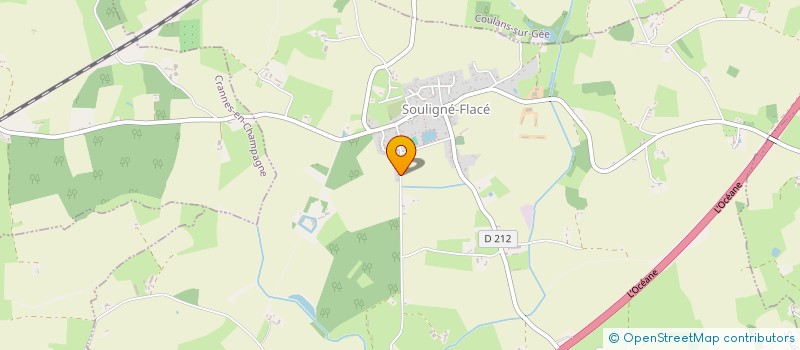 localisation de l'entreprise SCI BOBTEX  SOULIGNE-FLACE