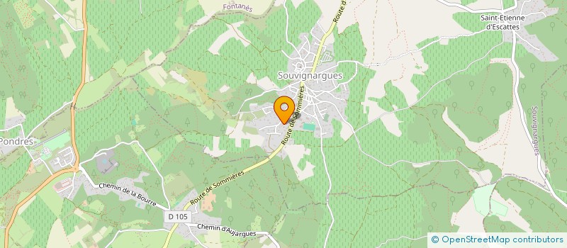 localisation de l'entreprise SCI BOBY  SOUVIGNARGUES