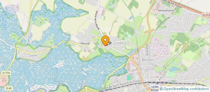 localisation de l'entreprise SCI BOBYLONE  GUERANDE