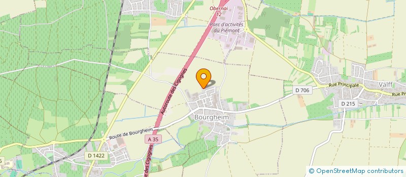 localisation de l'entreprise SCI BOCA  BOURGHEIM