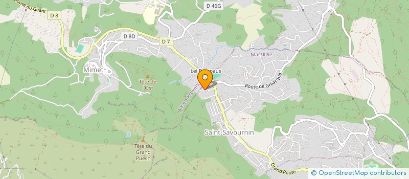 localisation de l'entreprise SCI BOCA  SAINT-SAVOURNIN