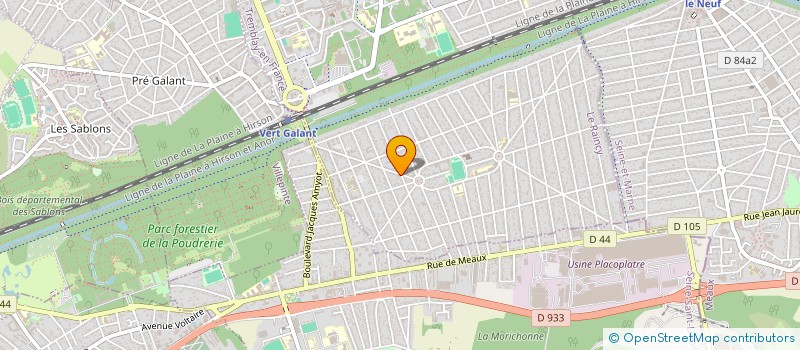 localisation de l'entreprise SCI BOCA NEGRA FORFRY à TREMBLAY-EN-FRANCE