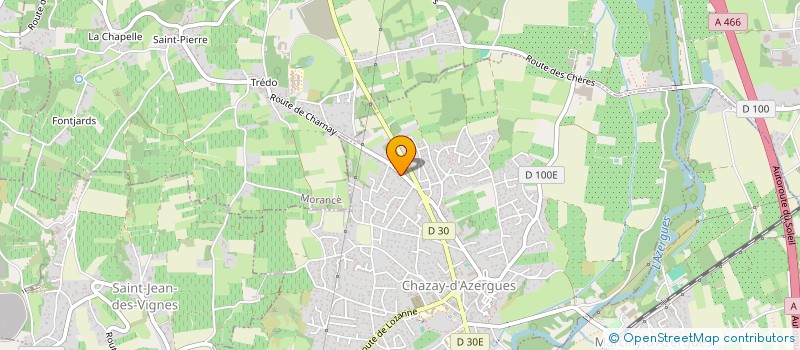 localisation de l'entreprise SCI BOCAB  CHAZAY-D'AZERGUES