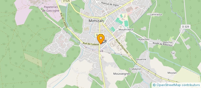 localisation de l'entreprise SCI BOCADITO  MIMIZAN