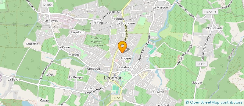 localisation de l'entreprise SCI BOCAGE  LEOGNAN
