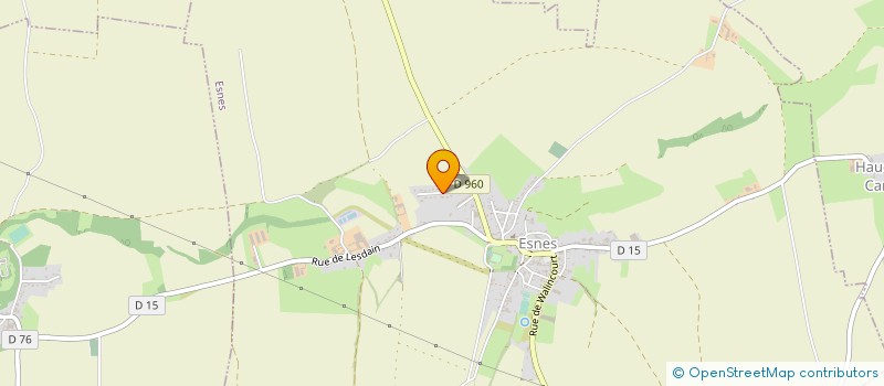 localisation de l'entreprise SCI BOCAGE AVESNOIS à ESNES