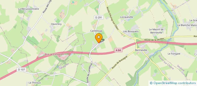 localisation de l'entreprise SCI BOCAGE IMMO  CAHAGNES