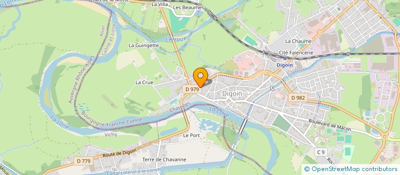 localisation de l'entreprise SCI BOCAVI  DIGOIN