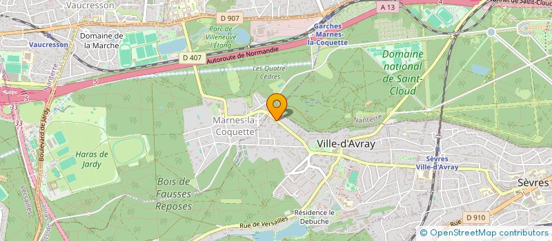 localisation de l'entreprise SCI BOCAVINU  VILLE-D'AVRAY