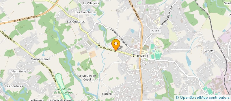 localisation de l'entreprise SCI BOCEDO à COUZEIX
